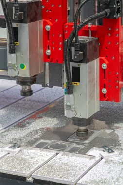 Alüminyum Metal Değirmeni Sıkıcı Cnc Makinesi Üretimi