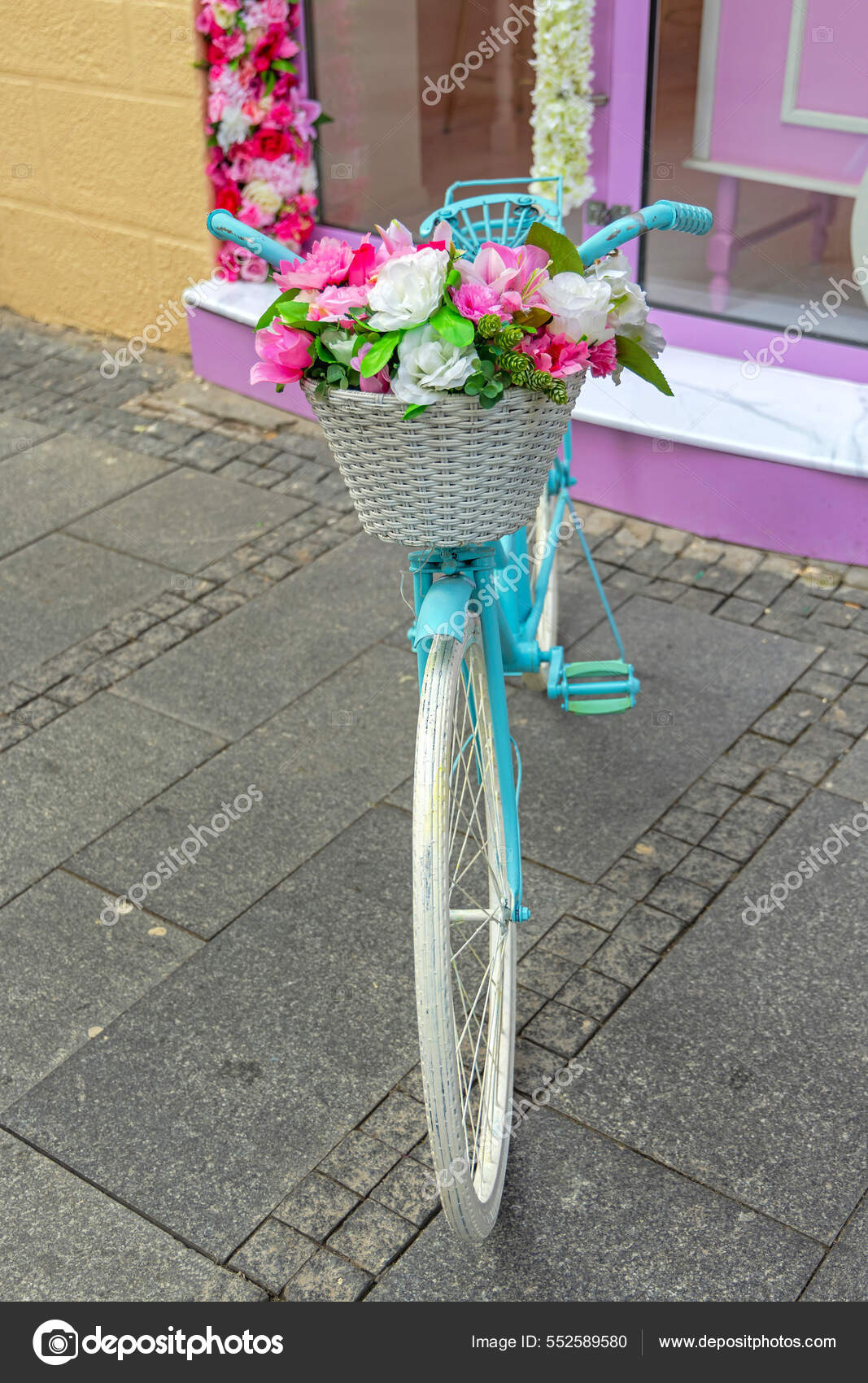 Pictures of hotsell bicycles with flowers