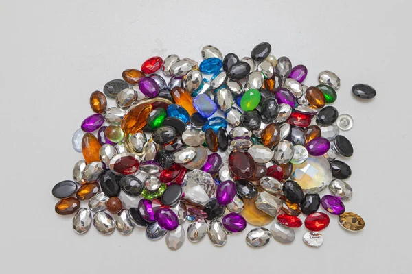 Colorido Cabochon Gem Pedras Joalheria Fazendo Material — Fotografia de Stock