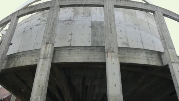 Concrete Building Structure Construction Tilt — 비디오