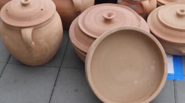 Large Collection of Earthenware Pottery Ceramic Pots Jugs Tilt up