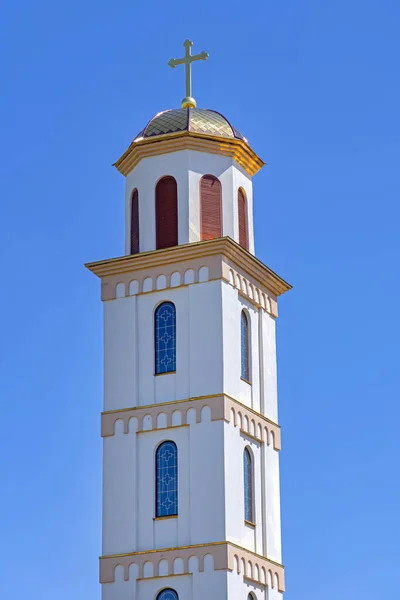 Clocher Église Orthodoxe Serbe Saint Matthieu Apôtre Surcin — Photo