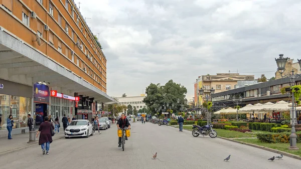 Novi Sad Сербія Вересня 2021 Day Life Modene Street City — стокове фото