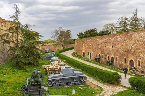 Belgrade Serbia April 2022 Old Tanks Wwii Military Museum Park — Stock Photo, Image