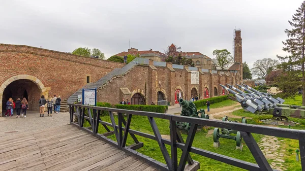 Belgrade Serbia April 2022 Military Museum Exterior Park Kalemegdan Fortress — Stockfoto