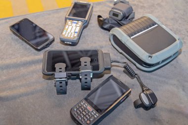 Ring Barcode Scanner Handheld Portable Computer Reader Smarthone Printer Set