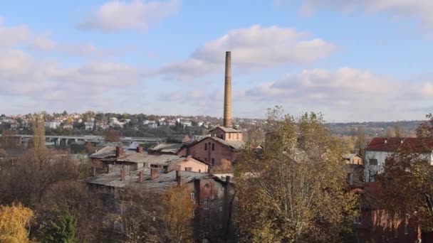 Belgrad Sırbistan Kasım 2021 Eski Şeker Fabrikası Kompleksi Yeni Modern — Stok video