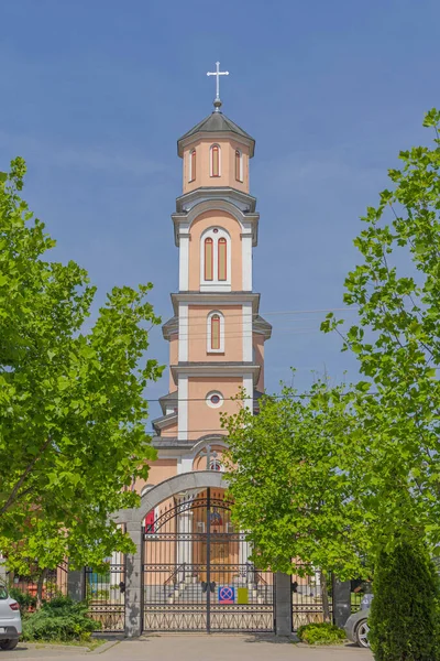 Iglesia Venerable Sisoje Grande Situado Nova Pazova — Foto de Stock
