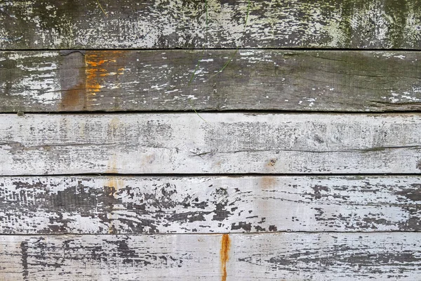 Grunge White Paint Wood Planks Hintergrundtextur — Stockfoto