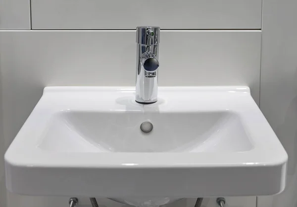 Mini Hand Wash Bowl Banheiro Pequeno — Fotografia de Stock