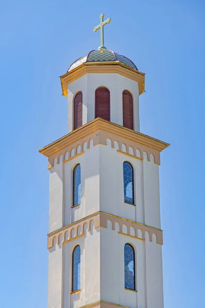Bell Tower Saint Matthew Apostle Orthodox Church Surcin — Stock Photo, Image