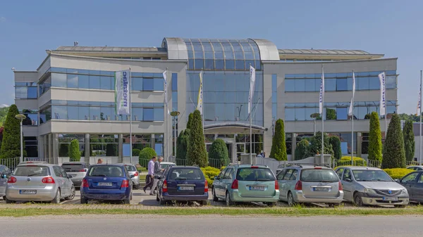 Gornji Milanovac Servië Mei 2022 Bedrijfsgebouw Metalac Modern Office Building — Stockfoto