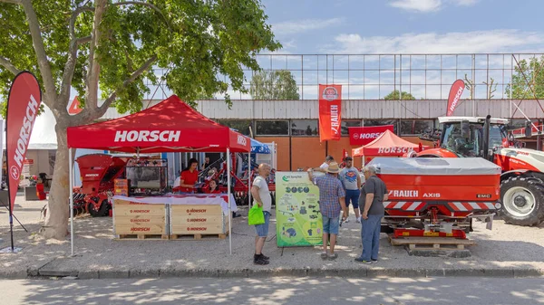 Novi Sad Serbien Maj 2022 Tyska Företaget Horsch Jordbruksmaskiner Monter — Stockfoto