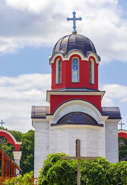 Iglesia Ortodoxa Serbia Los Nuevos Mártires Kragujevac Sumarice Park — Foto de Stock