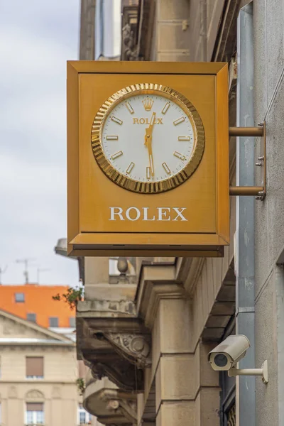 Белград Сербія Березня 2022 Luxury Swiss Watch Shop Rolex Petite — стокове фото