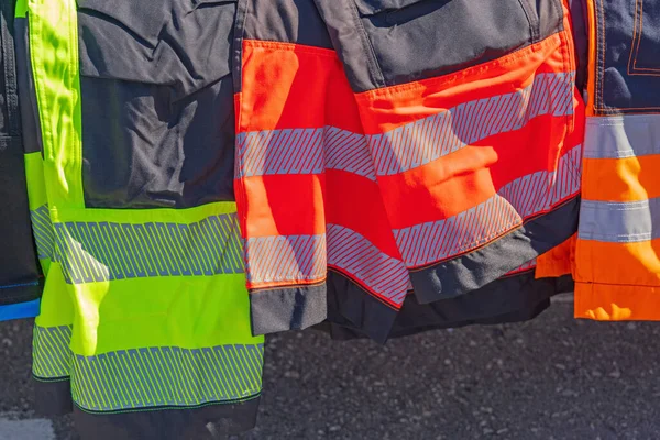 High Visibility Pants Reflective Safety Work Gear — Foto Stock