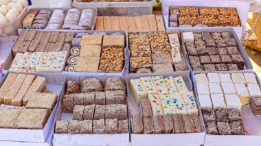 Kutularda Ev Yapımı Kekler Tatlı Karışık Çeşitlilik