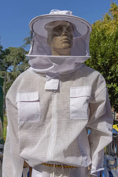 New Bee Veil Hat Protection Suit Beekeeping Gear — Foto Stock