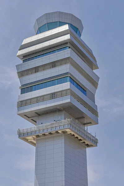 Belgrad Daki Nikola Tesla Havaalanı Ndaki Yeni Hava Trafik Kontrol — Stok fotoğraf