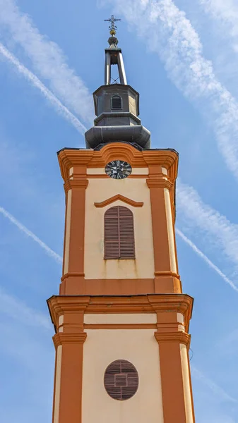 Bell Tower Orthodox Church Presentation Most Holy Mother God Golubinci — Stok fotoğraf