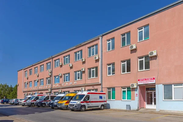 Sremska Mitrovica Serbia July 2022 Emergency Medical Service Sava Hospital — Stock Photo, Image