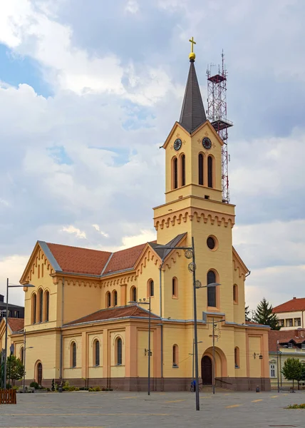 Saint John Nepomuk Roman Catholic Cathedral Zrenjanin Serbia — Foto de Stock
