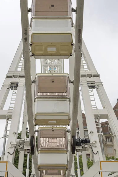 Ferris Wheel Cabins Rotatating Wheels Electric Motor Drive — Foto Stock