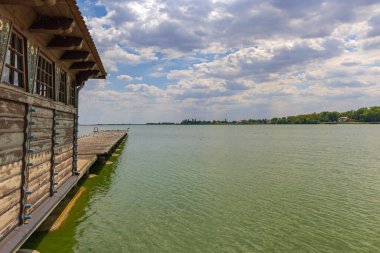 Calm Water at Palic Lake Hot Summer Day