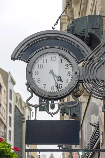 Grande Relógio Público Budapeste Hungria — Fotografia de Stock