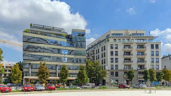 Belgrad Serbia Września 2022 Nowy Luksusowy Apartament Nowoczesne Budynki Vracar — Zdjęcie stockowe