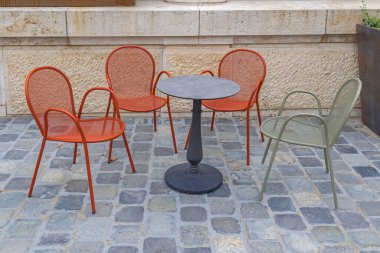 Kablo örgüleri ve Metal Masa Terası Seti