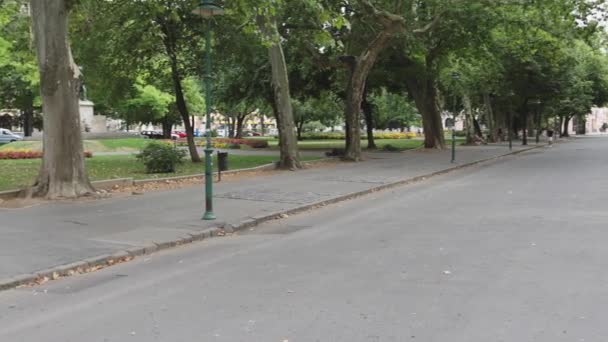 Szeged Magyarország 2022 Augusztus Szeged City Park Széchenyi Tér Látnivalók — Stock videók