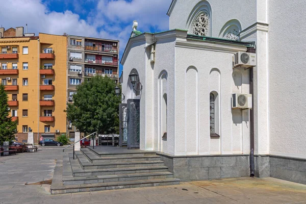Belgrado Serbia Septiembre 2022 Iglesia Ortodoxa Serbia Edificio Santo Sava — Foto de Stock