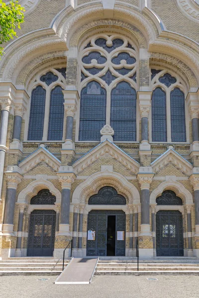 Szeged Hungary June 2021 Entrance Synagogue Temple Building Josika Street — Stock Photo, Image