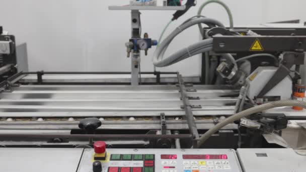 Máquina Processo Impressão Rápida Contagem Folhas Imprimir Office — Vídeo de Stock