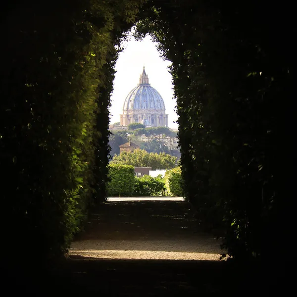 Amazing View Peter Dome Knights Malta Keyhole Eventide Hill Rome — Stock Photo, Image