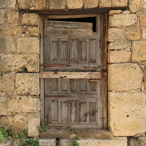 Old Wooden Door Coastal City Byblos Lebanon — Stockfoto
