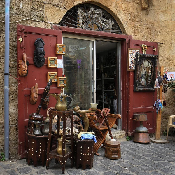 Una Tienda Antigüedades Ciudad Costera Libanesa Batroun — Foto de Stock