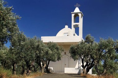 Lübnan 'ın kıyı kasabası Anfeh' teki Meryem Kilisesi..