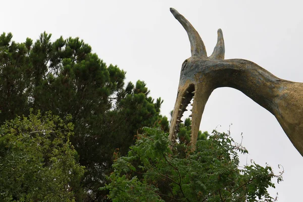 Ajaltoun Lebanon August 2022 Satue Pteranodon Dinosaur Dino City Park — Foto Stock