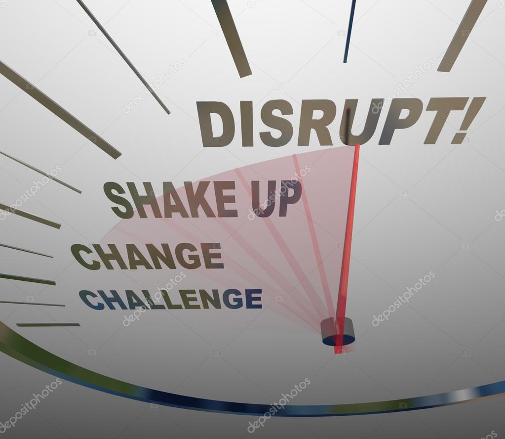 Disrupt Speedometer New Idea Paradigm Shift