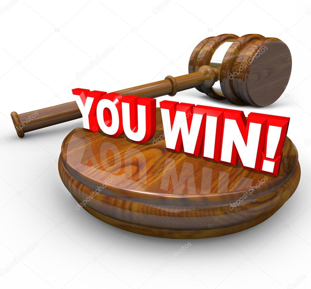 You Win Legal Victory Gavel Lawsuit Court Case ⬇ Stock Photo, Image by © iqoncept #14741385