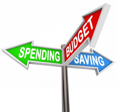 oklar harcama tasarrufu bütçe üç yol işaretleri