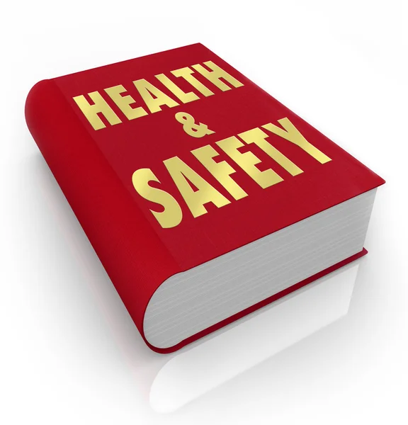 Book of Health and Safety Rules Regulations — Stock Photo, Image