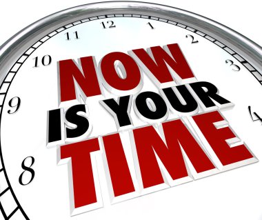 Now Is Your Time to Shine Clock Recognition You Deserve clipart
