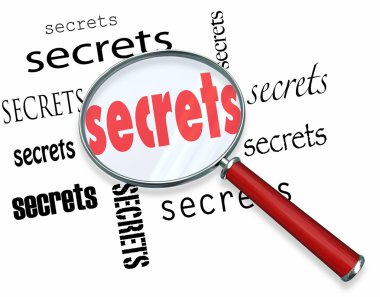 buluntular ipuçları Secrets - Büyüteç için arama
