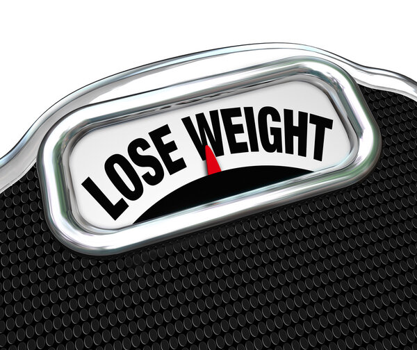 Lose Weight Words Scale Overweight Losing Fat
