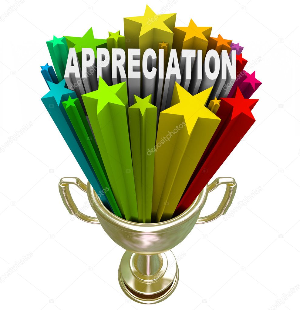 Appreciation Award - Recognizing Outstanding Effort or Loyalty