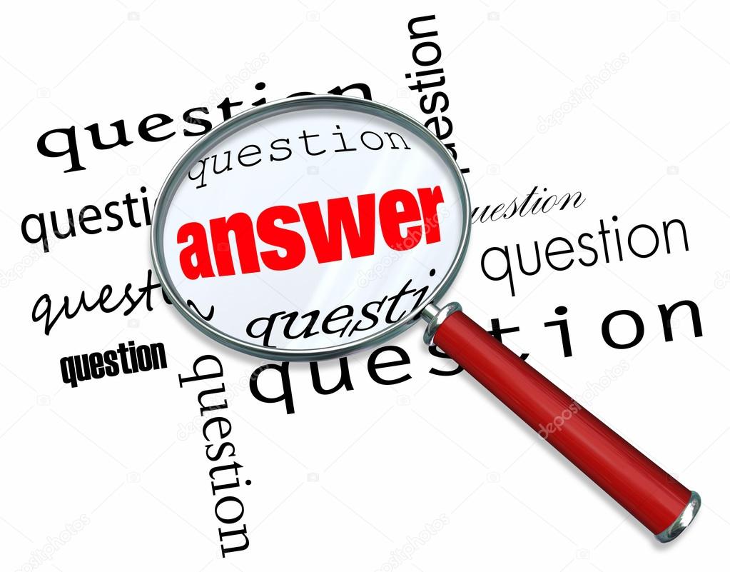 Questions and Answers - Magnifying Glass on Words