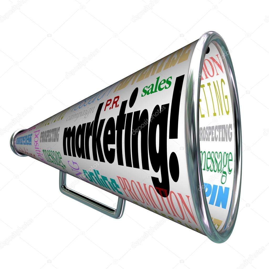 Marketing Bullhorn Megaphone Advertising Sales Message